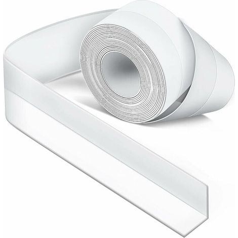 White silicone sealant for bathrooms, bathtub seals, waterproof tape, mold-resistant and waterproof, flexible tape for kitchens (1/3)