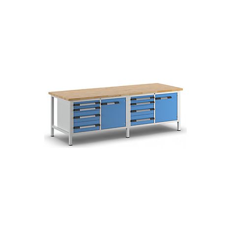 eurokraft pro  Banco da lavoro  struttura a telaio serie 8000 
