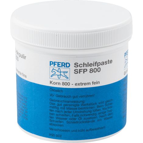 PFERD TOOLS Schleifpaste SFP 250g Körnung SIC 800 250g zum Fein-und Einschleifen von Ventilen und Lagern