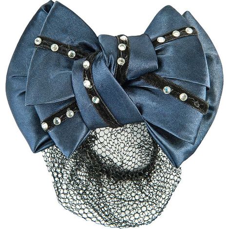 Retina con strass: Taglia Unica , blu scuro (1/2)