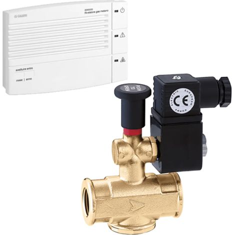 Gasmelder mit eingebautem Sensor und Relaisausgang für LPG 3/4" Caleffi 855510  3/4" - 230 V