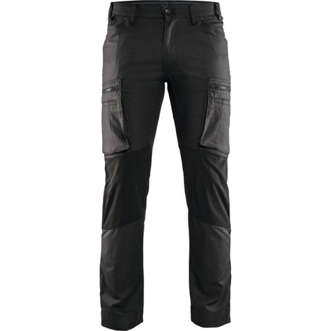 Blakläder Service Bundhose, dunkelgrau / schwarz, Konfektionsgröße 52 Grammatur 250 (1/2)