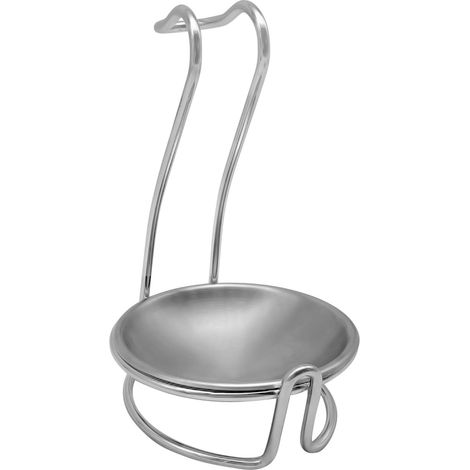 Porta spatola da appoggio per cucina, design 2 in 1, nero (1/5)