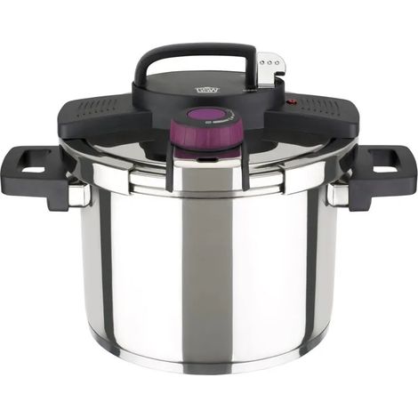 Schnellkochtopf gsw easy click 6L Fassungsvermögen 22cm Durchmesser (1/3)