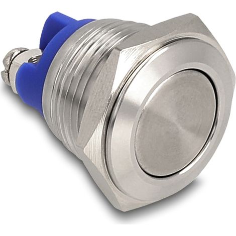 Delock Pulsador para InstalaciÃ³n 16 mm 2 x Tornillo Terminal actuador plano