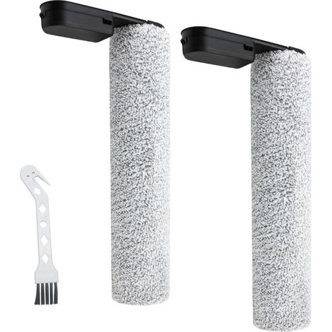 Lot de 2 brosses de rechange pour rouleau principal Roborock Flexi/Flexi Pro