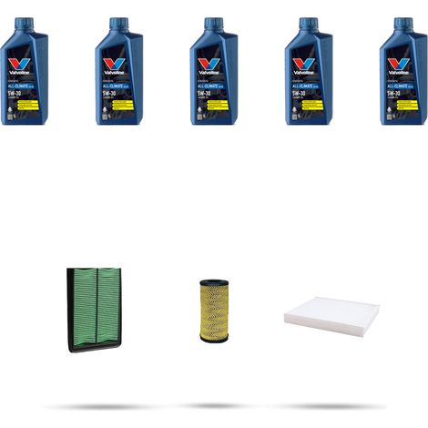 Kit tagliando 3 FILTRI e 5L OLIO compatibile con Nissan Qashqai II (J11E) 1.5 dCI 85kw Dal 2018 (1/5)