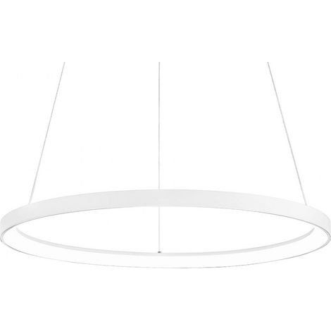 Lampe À Suspension Krizia S/G 3000K 60W 4800Lm En Aluminium Blanc Satiné, Led Dimmable, Design Moderne - Gealuce (1/5)