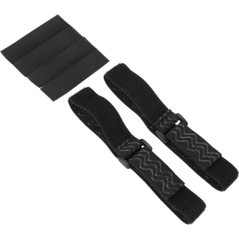 Sangles de Bottes au Genou - 40,5 x 2,5 cm - Fixation Antidérapante pour Bottes Longues Demi-Bottes Basses - Lot de 2 (1/5)