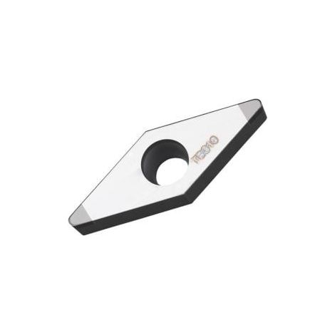 Drehwendeschneidplatte ISO VBGW 160408S01020B:TB310 D.4,5mm Farbe Silber-Schwarz (1/2)