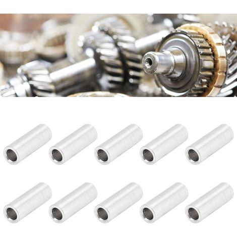 Zehn Aluminiumdichtungen Φ6mm, 3502-0006-0160, 16 mm lang. (1/5)