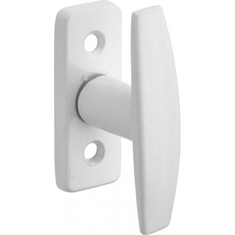 Thirard – Bouton de fenêtre Hebe blanc – Finition blanche – Pour fenêtres en bois – Vis à métaux inclus