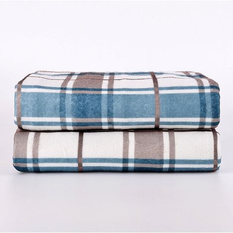 Couverture Électrique - 150 x 70 cm - Tension 36 V - Velours Non Tissé Brossé - Protection Surchauffe Automatique - Pour Usage Intérieur
