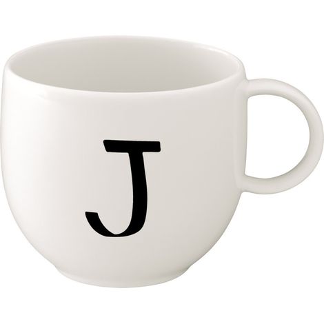 Villeroy & Boch Tasse mit J-Buchstaben