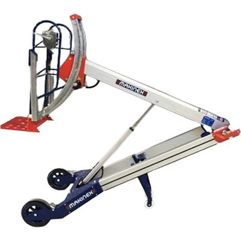 Gru per officina semi elettrica con piattaforma - Carico max 120kg - 300778/P