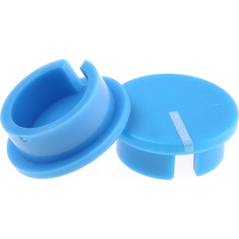 Capuchon de bouton pour potentiomètre RS PRO, Axe de 6.4mm, Diamètre de 19mm
