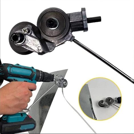 Pince grignoteuse en métal, cisailles électriques pour perceuse électrique, plaque de perceuse électrique (1/5)