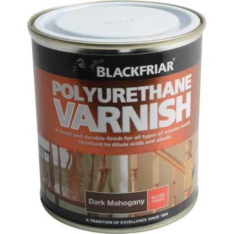Blackfriar Polyurethane Varnish P65 Dark Mahogany 500ml