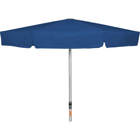 Doppler Sonnenschirm/ Großschirm "Alu Expert Teleskop" Ø 4,00 m, dunkelblau, mit Volant, Bezug aus 100% Polyester, Gestell aus Aluminium, 17,1 kg (1/5)