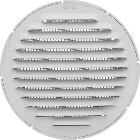 -CAHERSA- Rejilla Ventilación AMIG 11 - Ø10 CM Aluminio Blanco (B)