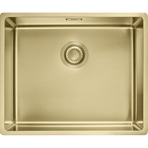 Franke Einbaubecken Mythos Masterpiece BXM 210 / 110-50 Edelstahl PVD Gold, Druckknopfventil (1/5)