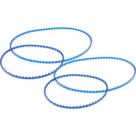 vhbw 4x Zahnriemen kompatibel mit Polaris Vac-Sweep 360 Poolroboter, Poolsauger - Set mit großem & kleinem Antriebsriemen (1/5)