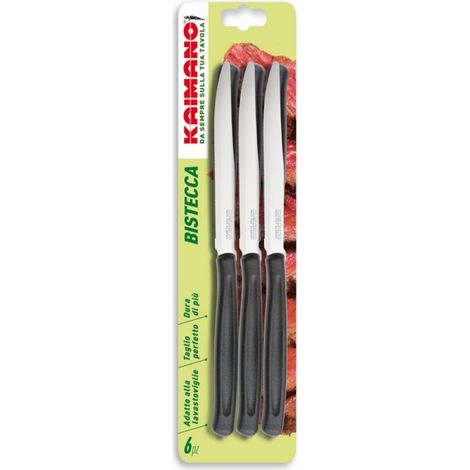 Set Coltelli per Bistecca Dinamik 6 Pezzi Col. Legno