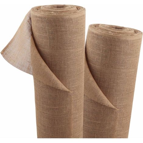 70m x 1m tissu de jute 215g/m² tapis de jute jute de jardin tissu de jute toile de jute ruban de jute (1/5)