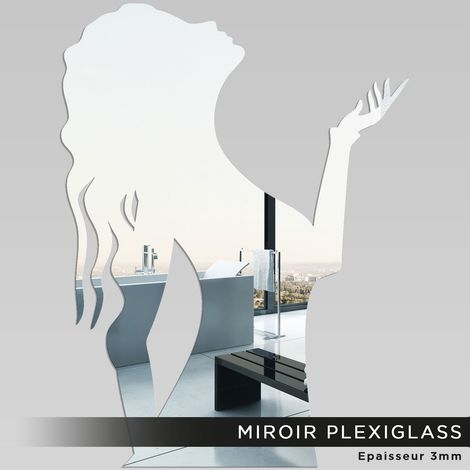 Miroir Plexiglass - Femme - 30x40 cm (1/2)