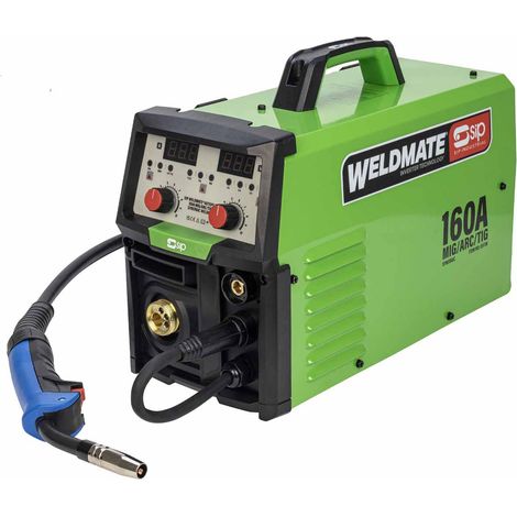 SIP WELDMATE AUTOPLUS 160A MIG/ARC/TIG Synergic Inverter Welder - L42 x W18 x H30 cm (1/5)