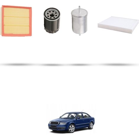 Kit tagliando 4 filtri compatibile con Skoda Superb I (3U) 2.8 v6 142kw Dal 2001 (1/5)