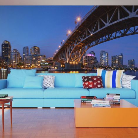Papier Peint XXL "Granville Bridge Vancouver Canada" 270x550cm (1/2)