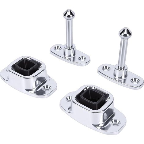 Piston de Support de Porte de Camping-Car, Support de Porte Réglable en Alliage d'aluminium, de à Base en Caoutchouc avec Fonction Réglable, Idéal pour Camping-Car, Remorque, Camion et (1/5)