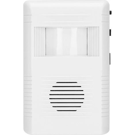 Wireless Doorbell, Infrared Motion Sensor, Long Range Receiver, Visual Alarm, Waterproof for Shop/Office Entrance (1/5)