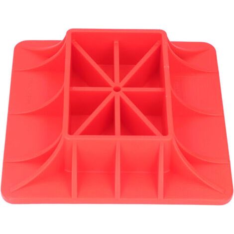 Jack de remontée de service robuste au large de la base de la route Rouge Nylon Anti-fracture Carte de support pour le sol mou d'herbe de boue de sable (1/4)