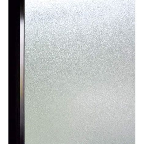 Film de confidentialité pour fenêtre, film de fenêtre opaque dépoli, film de fenêtre électrostatique, autocollant de fenêtre, film anti-UV (44,5 cm x 200 cm), (1/4)