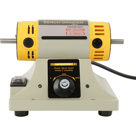 Machine électrique de meulage et de polissage avec prise UE, 220 V, 350 W, pour la bijouterie et les tours dentaires (1/5)