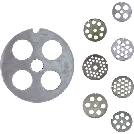 PIASTRA PER TRITACARNE MANUALE Per n.32 - 18 fori da 12 mm.  - REBER