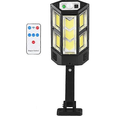 Lampe solaire de jardin étanche à LED avec détecteur de mouvement 59COB