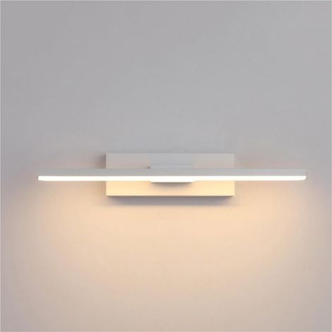 BOMCLAP Applique murale LED linéaire d'intérieur, éclairage de miroir, lampe de chevet décorative, 6 W, idéale pour la chambre, le salon et le couloir. (1/4)