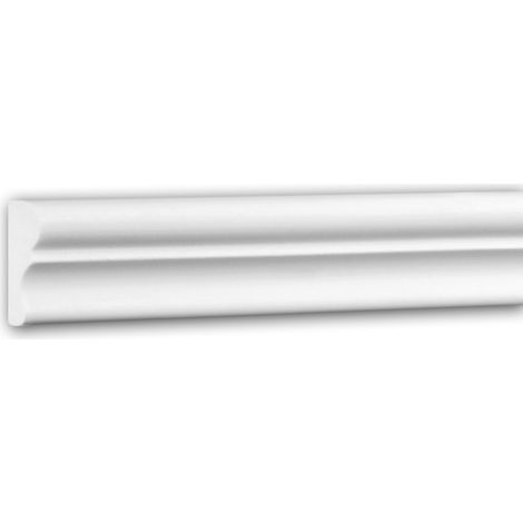 Wand- und Friesleiste PROFHOME 151321F Stuckleiste Flexible Leiste Zierleiste Neo-Klassizismus-Stil weiß 2 m