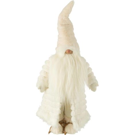 Statue Déco Lutin "Veste Rembourrée" 88cm Crème (1/2)