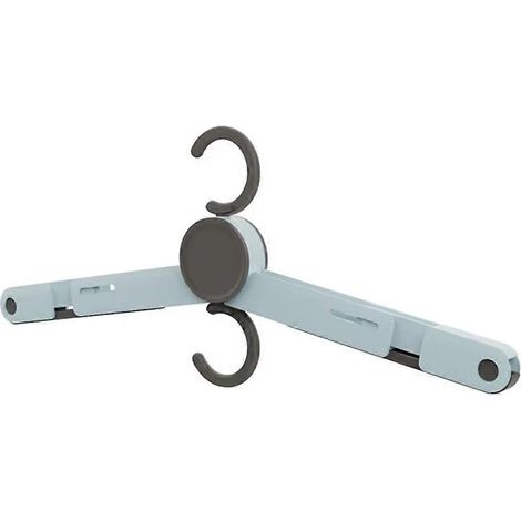 Cintre pliable avec pinces, étendoir multifonctionnel B (1/5)