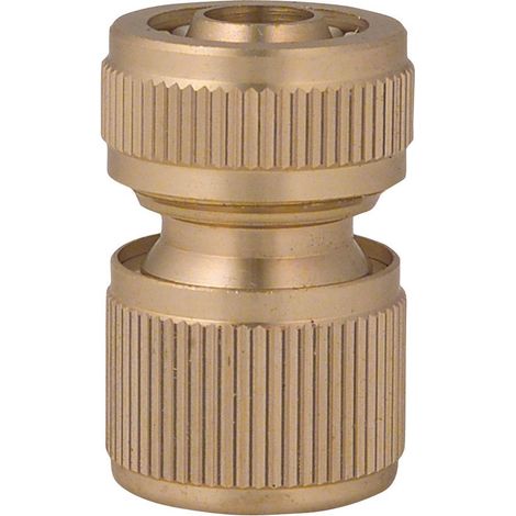 CONECTOR RAPIDO AQUASTOP LATON (1/2)