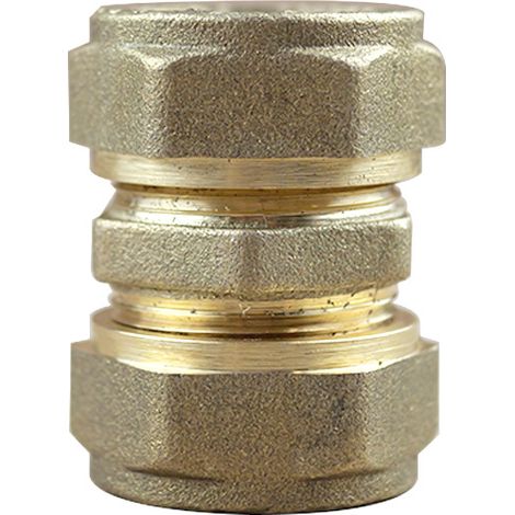 Arcanaute – Raccord cuivre bicône égal 22mm – Raccord olive à visser sans soudure – Pour tube cuivre – Bague en laiton incluse