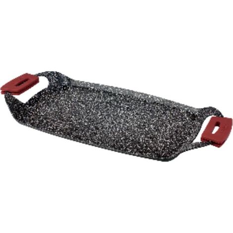 FPLUS plancha aluminio fundido 46x25 c/asas , PLANCHA LISA ALUMINIO FORJADO
Fabricada en aluminio forjado de alta calidad. Toda la colección PIEDRA incluye la trazabilidad, lo que
