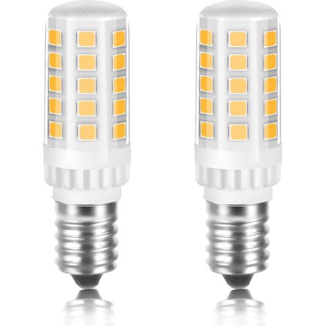 Ampoule LED E14 4W 500LM, Blanc Neutre 4000K, 4W Remplace les Ampoules Halogènes de 40W, Éclairage LED pour Hotte de Cuisine, Machine à Coudre, Salon, Non-dimmable, Lot de 2 (1/5)