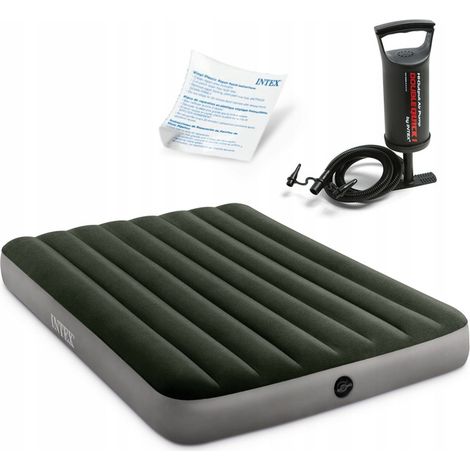 Colchón hinchable 191x137x25 cm con bomba de pistón INTEX 664108 (1/5)