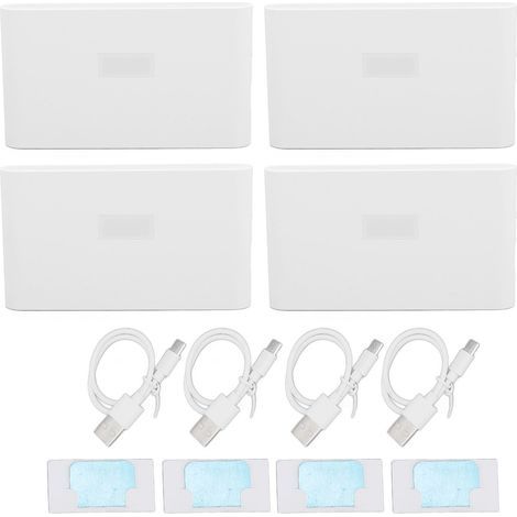 Magnetic night light with type C motion detector, rechargeable 2700K LED, double-sided, wireless illuminated night light for bedroom, stairs, hallway (1/5)