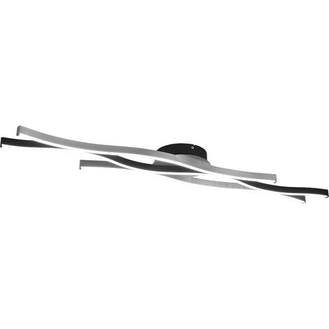 Plafonnier LED moderne Blaze argent Trio 641210305 (1/5)